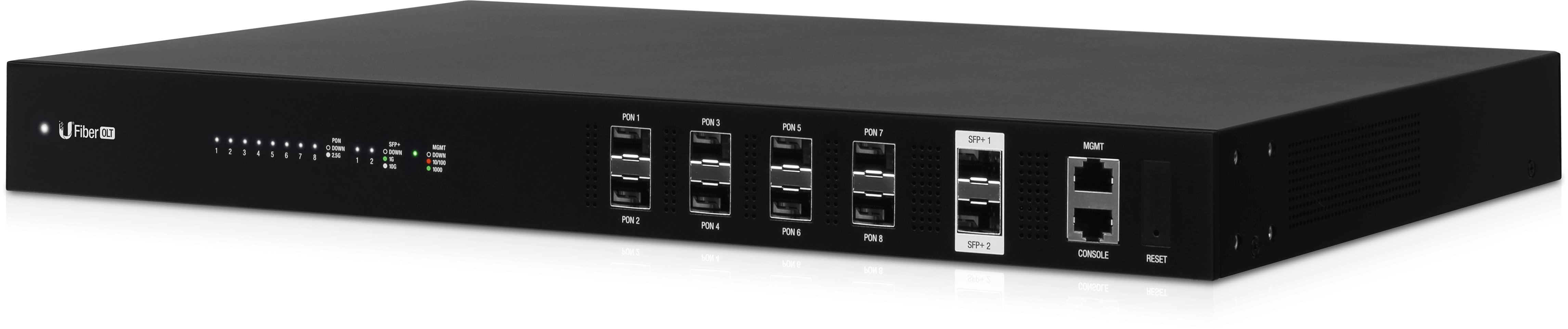 Ubiquiti UISP – UFiber GPON OLT Headend 8 Port OLT + 2 x SFP+ ports