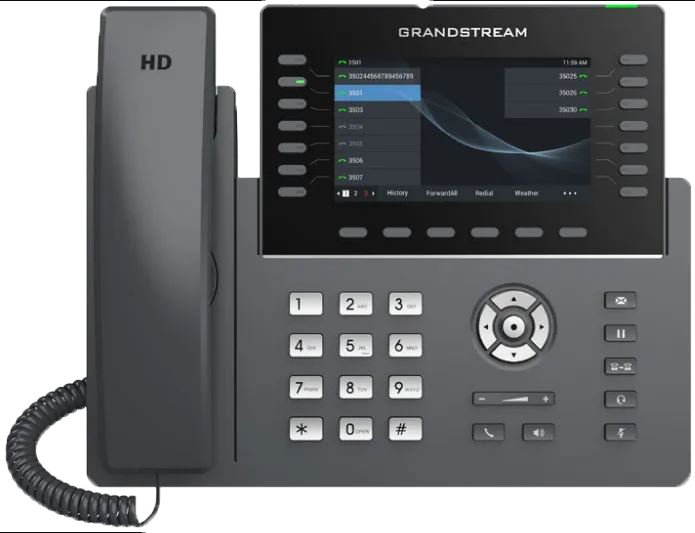 Grandstream 14 Line Carrier WiFi Desk Phone | GRP2650