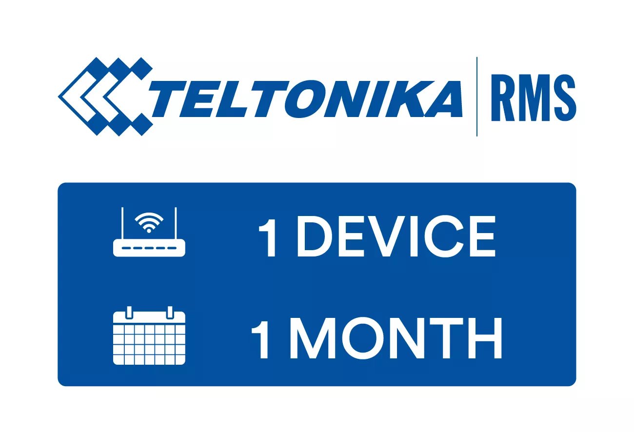 Teltonika RMS License, 1 device credit, 1 month| RMS_100