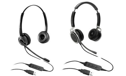 Grandstream HD USB binaural professional Headset with noise cancelling | GUV3000