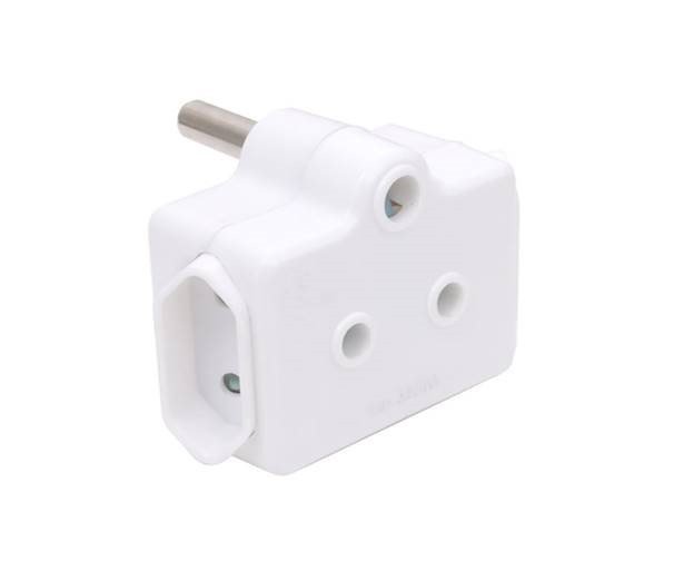 Safety Shuttered Adaptor – 1 x 16A, 2 x 5A