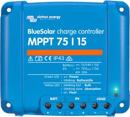 Victron BlueSolar MPPT 100/15 Charger Controller | VIC-BSC10015-MPPT