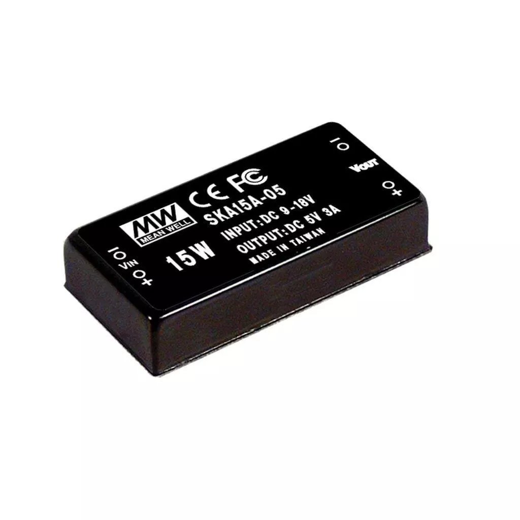 Mean Well - 15W Single Output DC - DC Converter - 5VDC