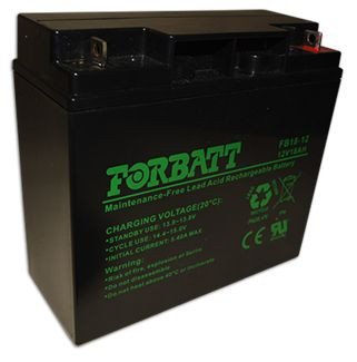 Forbatt AMG 12V 18Ah Lead Acid Battery | FB-12-18LA